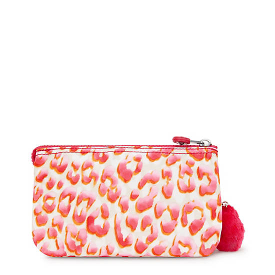 Kipling Creativity Large Printed Pouches Pink | SDHRF6198