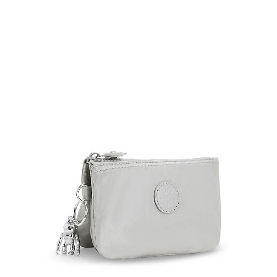 Kipling Creativity Small Metallic Pouches Light Metal | ZBDJC4970