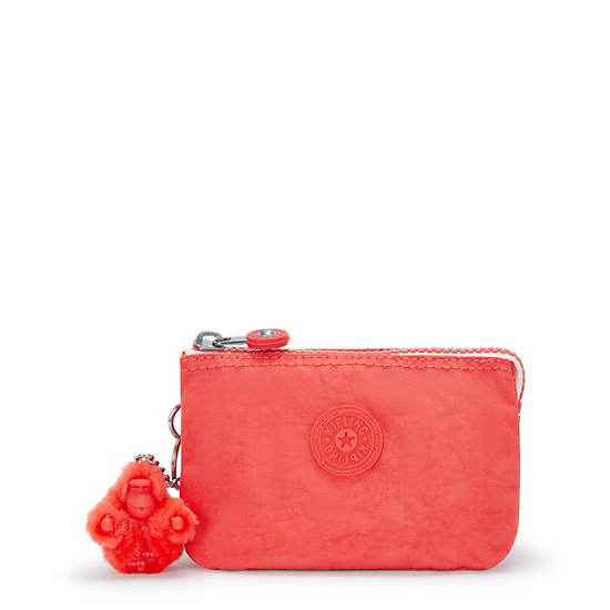 Kipling Creativity Small Pouches Coral | JOYBT4980