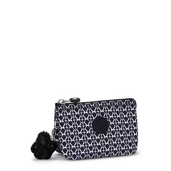 Kipling Creativity Small Printed Pouches Black / White | JGYBE7038