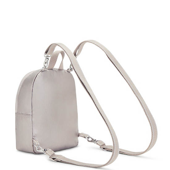 Kipling Curtis Compact Metallic Convertible Backpack Metal | JYUZH6732