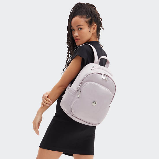 Kipling Delia Backpack Silver | KQIFO7645