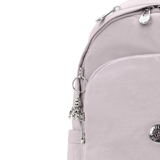 Kipling Delia Backpack Silver | KQIFO7645