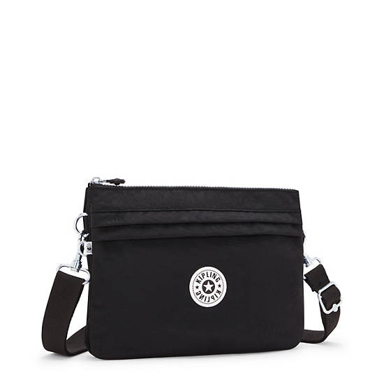 Kipling Easy Riri Large Crossbody Bags Black | BQDIK7806