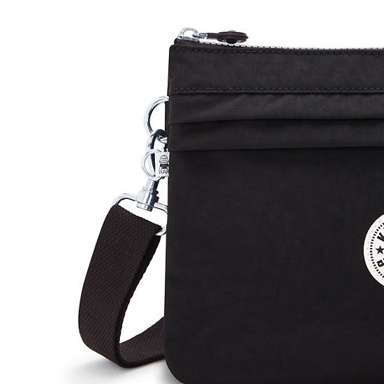 Kipling Easy Riri Large Crossbody Bags Black | BQDIK7806