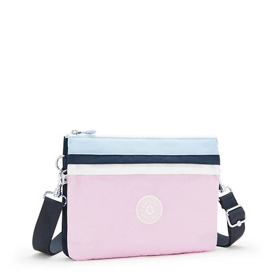 Kipling Easy Riri Large Crossbody Bags Pink / Blue | DFVXO1270