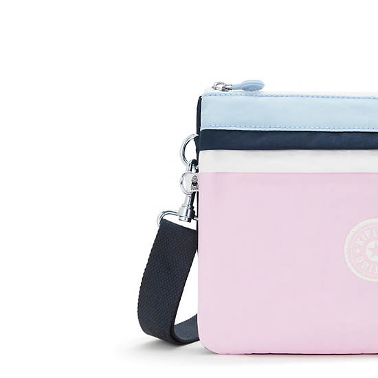 Kipling Easy Riri Large Crossbody Bags Pink / Blue | DFVXO1270