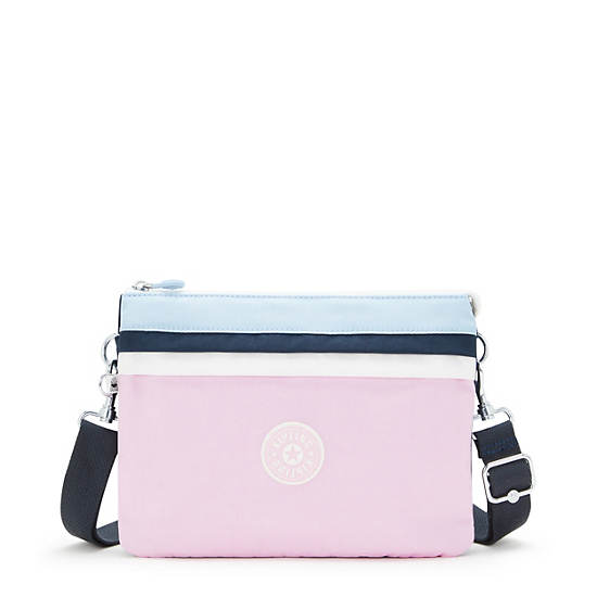 Kipling Easy Riri Large Crossbody Bags Pink / Blue | DFVXO1270