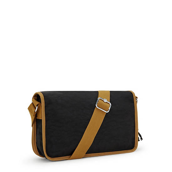 Kipling Elana Crossbody Bags Black / Beige | MKEXW1302