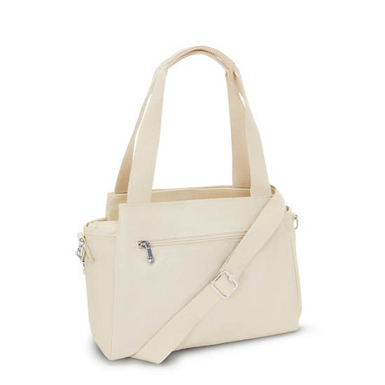 Kipling Elysia Metallic Shoulder Bags Beige | NZTMD0831