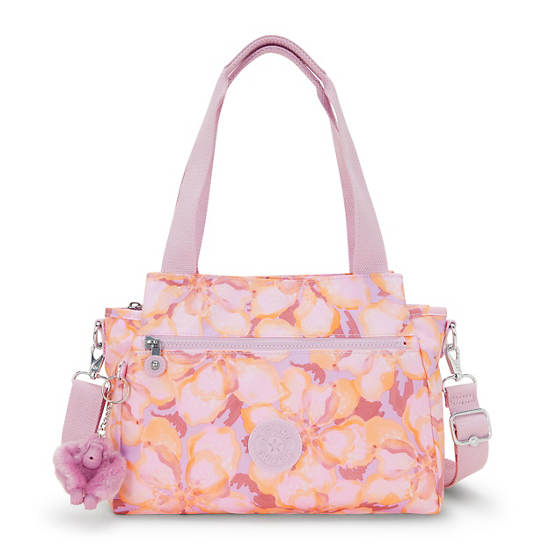 Kipling Elysia Printed Shoulder Bags Coral | HPDYF2485