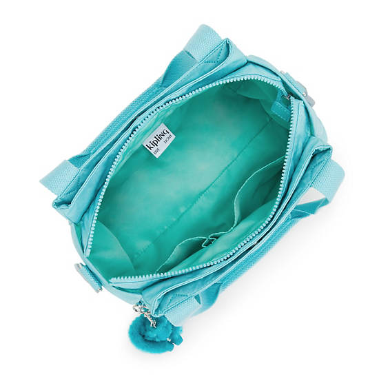 Kipling Elysia Shoulder Bags Light Turquoise | XNKYI8173