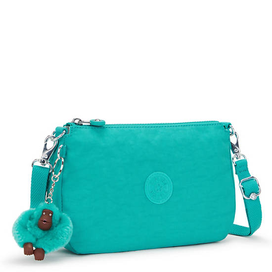 Kipling Evelyna 3-in-1 Crossbody Bags Peacock / Turquoise | ABMXT5870