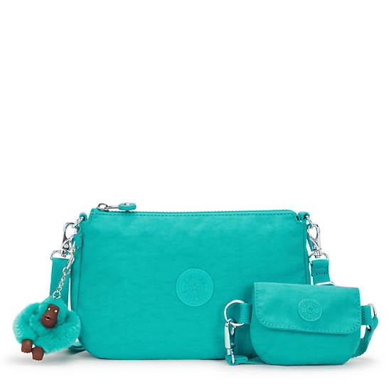 Kipling Evelyna 3-in-1 Crossbody Bags Peacock / Turquoise | ABMXT5870