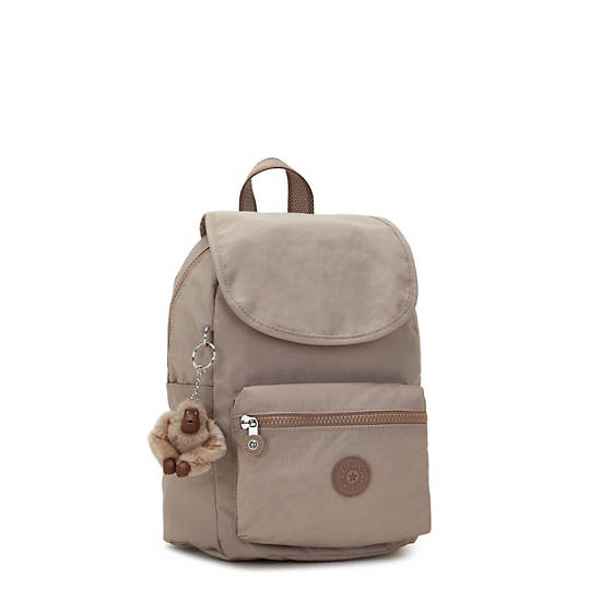 Kipling Ezra Small Backpack Grey / Brown | UZBXG3872