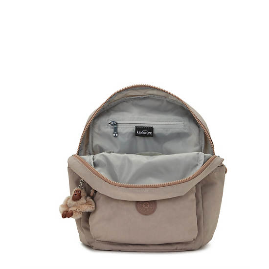 Kipling Ezra Small Backpack Grey / Brown | UZBXG3872