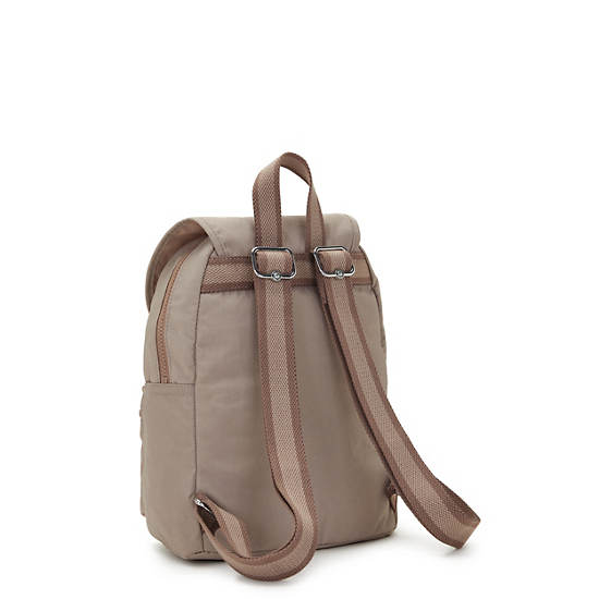 Kipling Ezra Small Backpack Grey / Brown | UZBXG3872