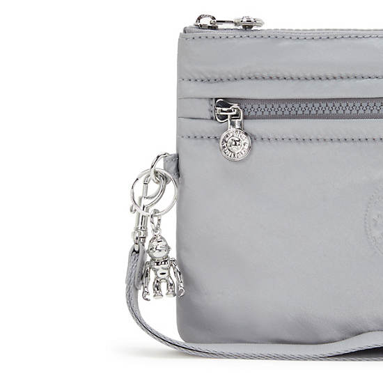 Kipling Fancy Wristlet Wallets Silver | GWKUF8095