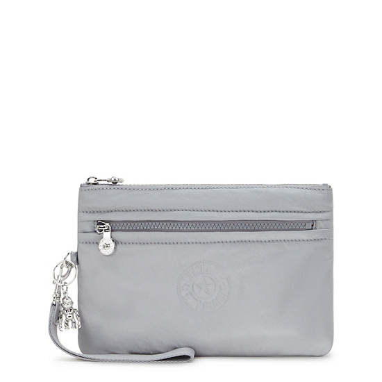 Kipling Fancy Wristlet Wallets Silver | GWKUF8095