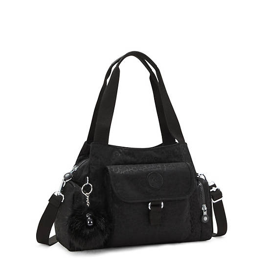 Kipling Felix Large Handbag Black | YLMPR0284