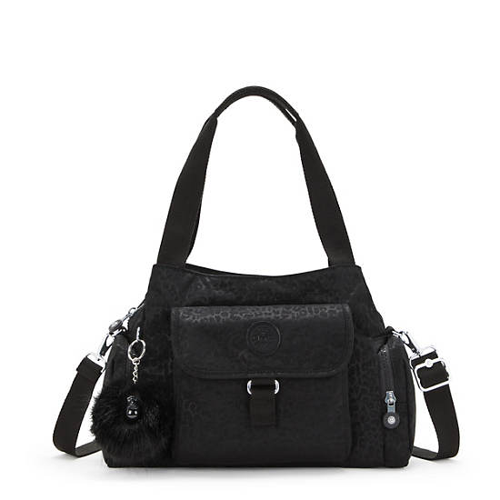 Kipling Felix Large Handbag Black | YLMPR0284