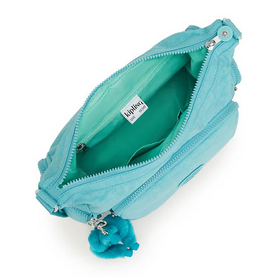 Kipling Gabb Small Crossbody Bags Light Turquoise | ENYPO0253