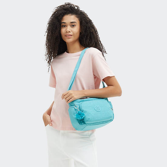 Kipling Gabb Small Crossbody Bags Light Turquoise | ENYPO0253