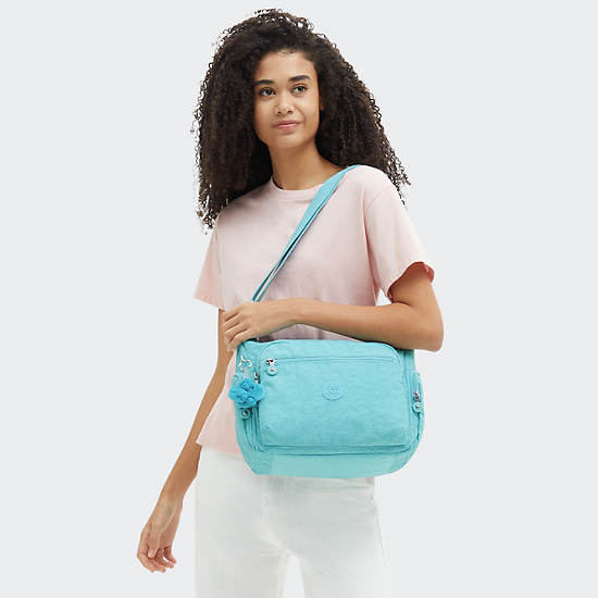 Kipling Gabbie Crossbody Bags Light Turquoise | EODPV3509