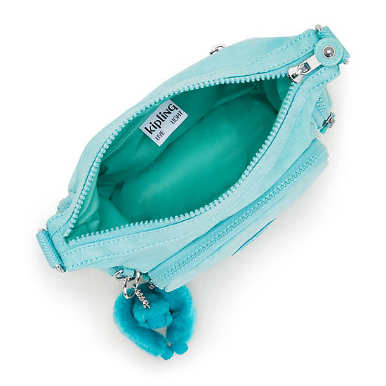 Kipling Gabbie Mini Crossbody Bags Light Turquoise | STRMQ7259