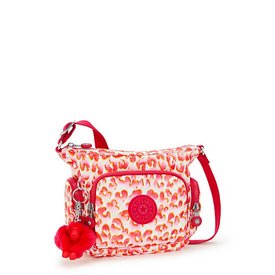 Kipling Gabbie Mini Printed Crossbody Bags Pink | VZCFM7912