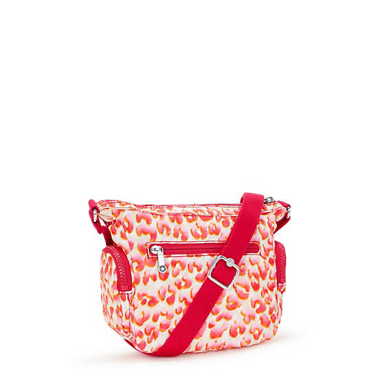 Kipling Gabbie Mini Printed Crossbody Bags Pink | VZCFM7912