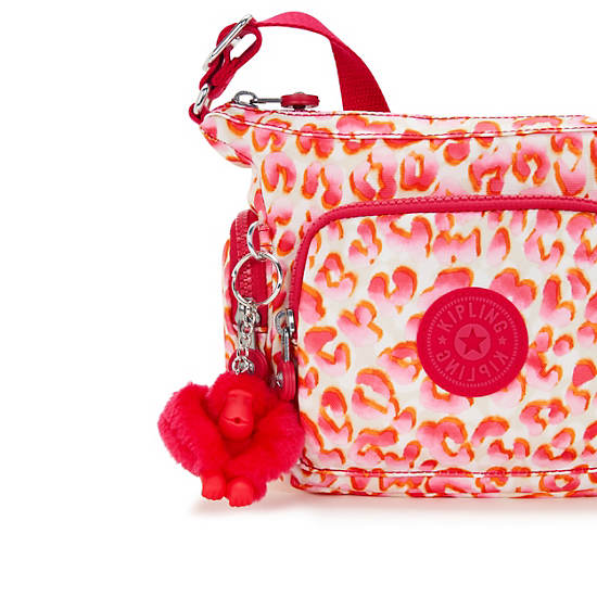 Kipling Gabbie Mini Printed Crossbody Bags Pink | VZCFM7912