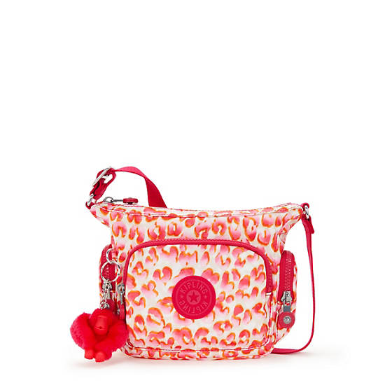 Kipling Gabbie Mini Printed Crossbody Bags Pink | VZCFM7912