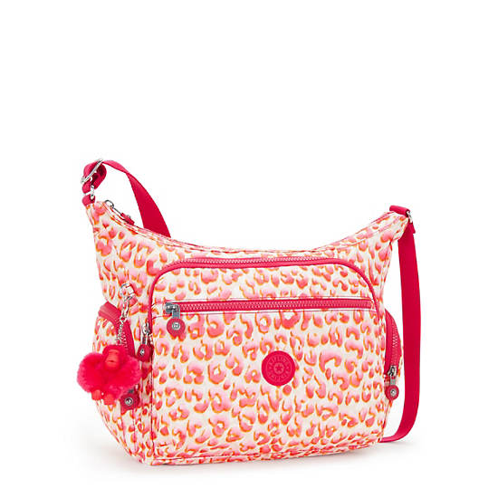 Kipling Gabbie Printed Crossbody Bags Pink | CMOHN7345