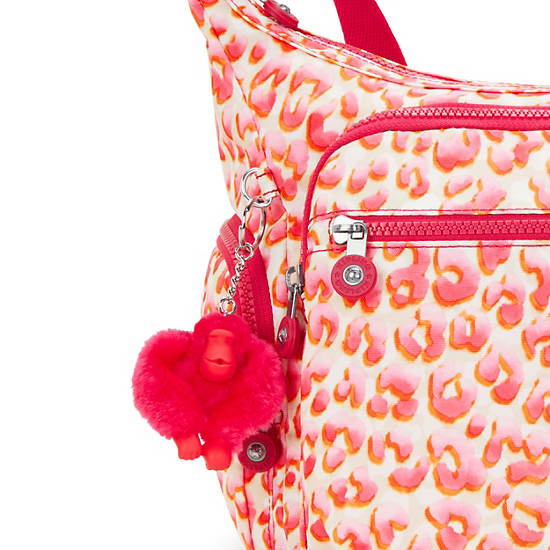 Kipling Gabbie Printed Crossbody Bags Pink | CMOHN7345