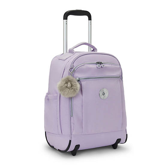 Kipling Gaze Large Rolling Backpack Lavender | PZRVQ5473