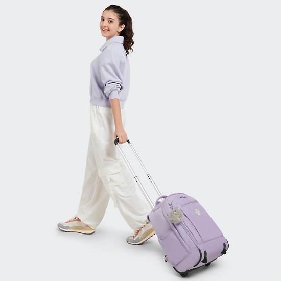 Kipling Gaze Large Rolling Backpack Lavender | PZRVQ5473