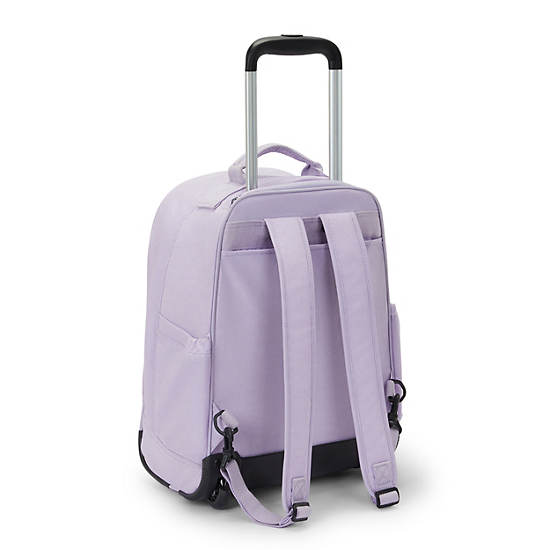 Kipling Gaze Large Rolling Backpack Lavender | PZRVQ5473