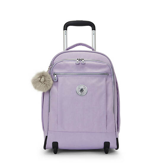 Kipling Gaze Large Rolling Backpack Lavender | PZRVQ5473