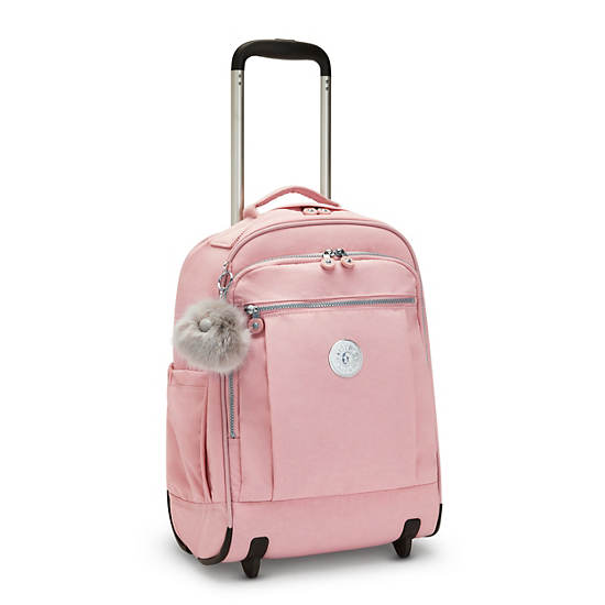 Kipling Gaze Large Rolling Backpack Rose | QKVZT4895