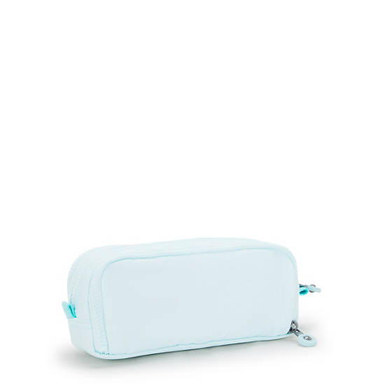 Kipling Gitroy Metallic Pencil Cases White / Blue | UNKTQ2630