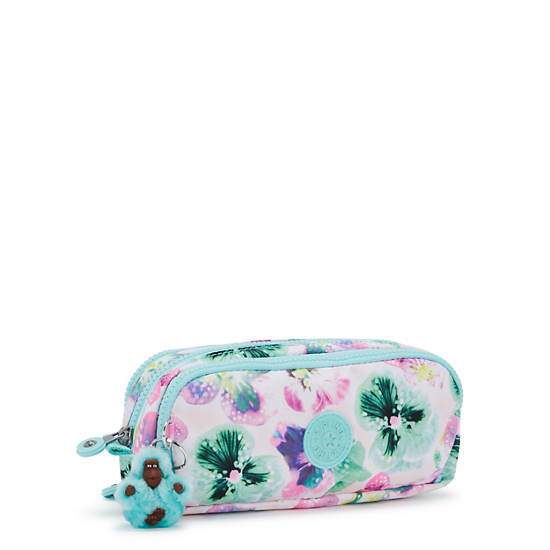 Kipling Gitroy Printed Pencil Cases Light Turquoise | XRQBT3629