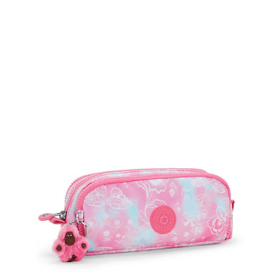 Kipling Gitroy Printed Pencil Cases Pink / Blue | VSYPO5867