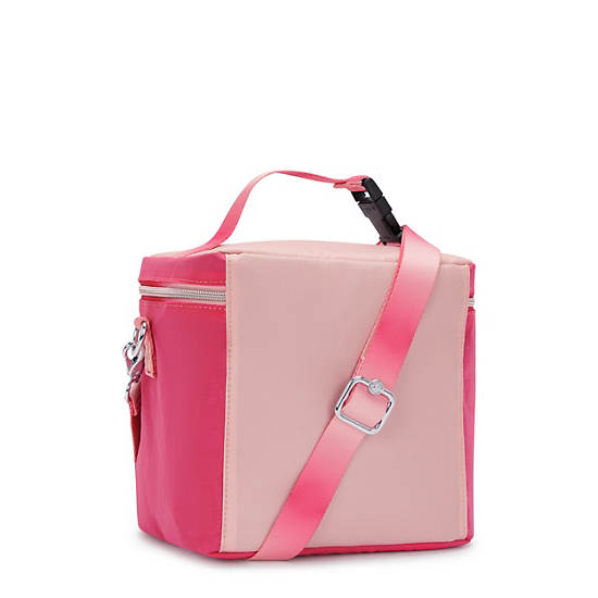 Kipling Graham Metallic Lunch Bags Pink | DZPRW8264