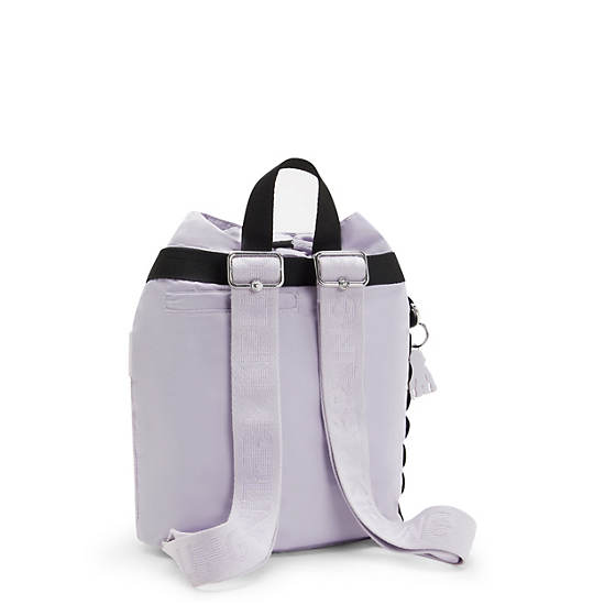 Kipling Hellen Drawstring Backpack Purple | WDVFJ8514