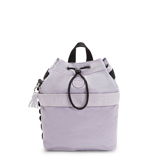 Kipling Hellen Drawstring Backpack Purple | WDVFJ8514