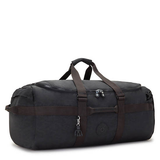 Kipling Jonis Medium Laptop Duffle Bags Black | ZUWXG2815