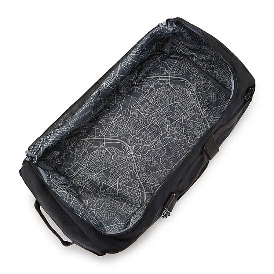 Kipling Jonis Medium Laptop Duffle Bags Black | ZUWXG2815