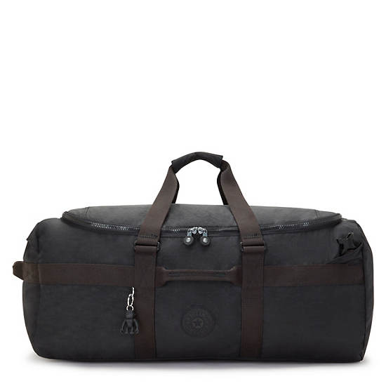 Kipling Jonis Medium Laptop Duffle Bags Black | ZUWXG2815