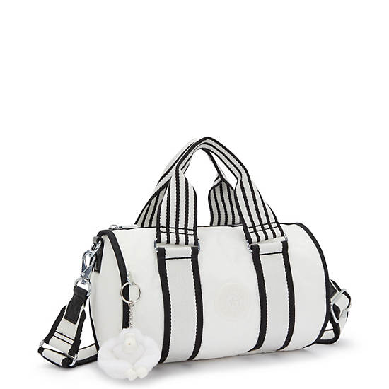 Kipling Katina Bucket Bags White / Black | UEKBH6374